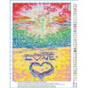 Abillyn Love Beach Sunset Cross Stitch Kit with Printed Pattern