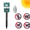 Ultrasonic Solar Animal Repeller Professional LED Solar Powered Bird Repeller