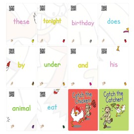 SIGHT WORDS Medium Level Catch The Chicken English Card Game English Words and Learn Words
