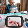 10X 30X Extra Large Magnifying Glass with Light and Clamp,