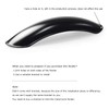 DKMOTORK 0061 Black Cafe Racer - Guardabarros delantero para motocicleta