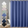Aiyufeng Extra Long Royal Blue Shower Curtain 96 Inch Long,