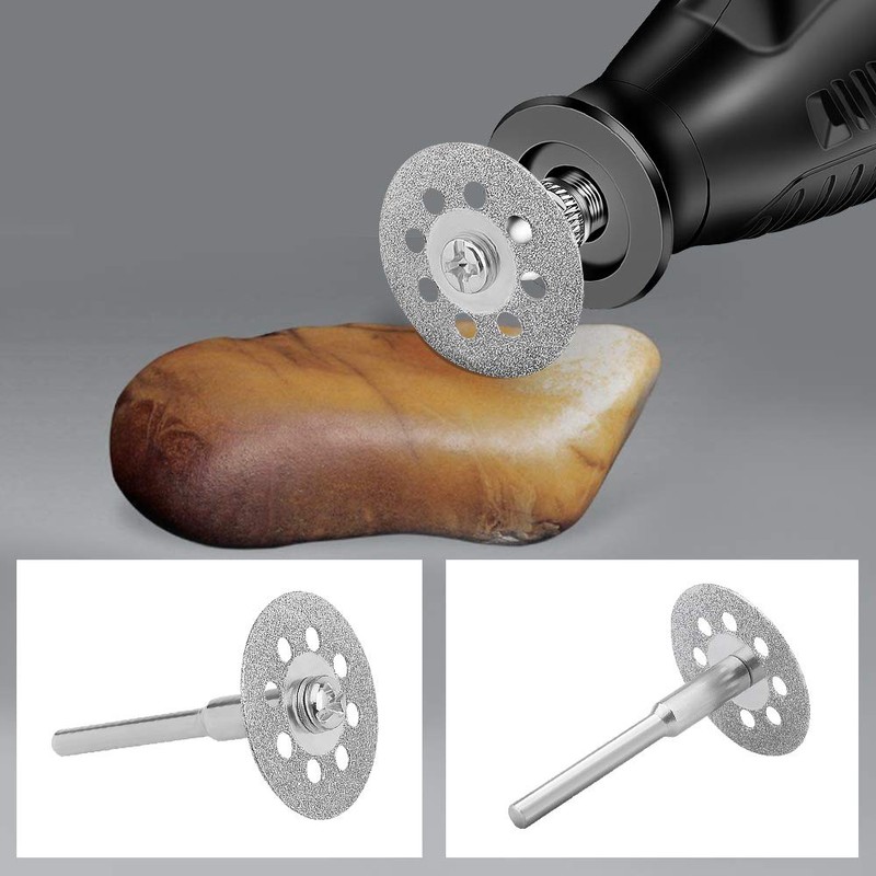 545 Diamond Cutting Wheel (22mm) 20pcs with 402 Mandrel (3mm)