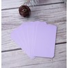 Sowaka 100 Pcs Mini Cards Blank Colorful Round Corner Cardboard
