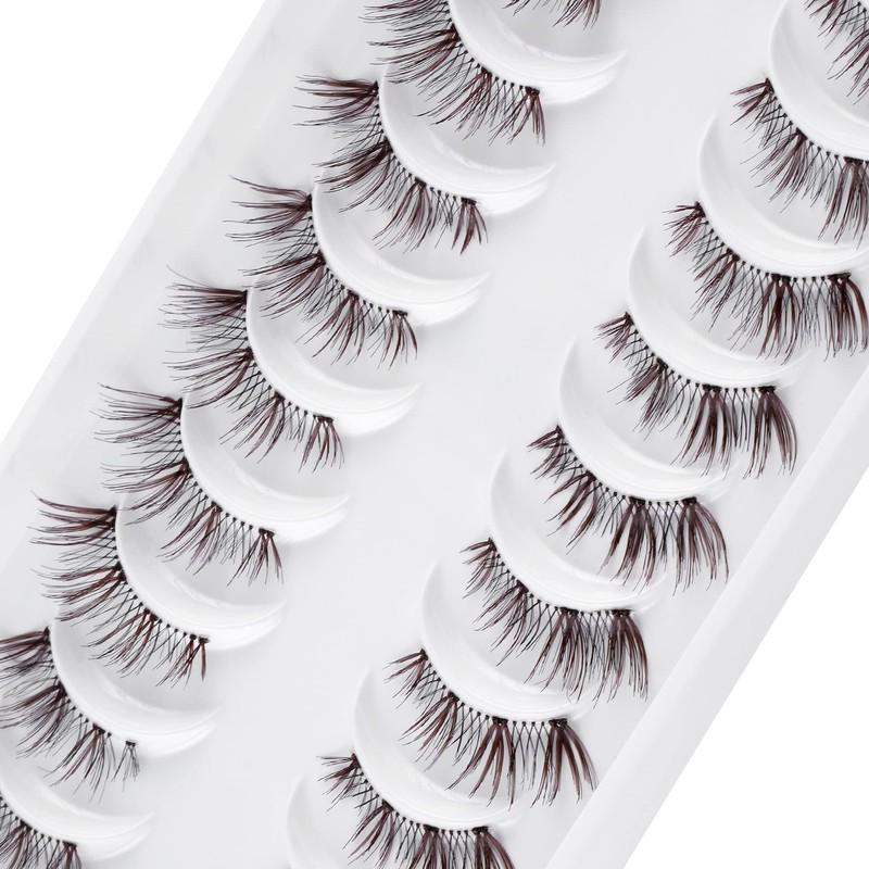 3D False Eyelashes, Natural Eyelashes, Pure Handmade Natural Look, Fluffy