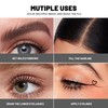 2 Pack Curved Eyebrow Pen and Eyeliner, 2 in 1