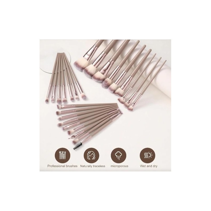 Runhycc Set De 40 Brochas De Maquillaje Generic Profesional. Incluye