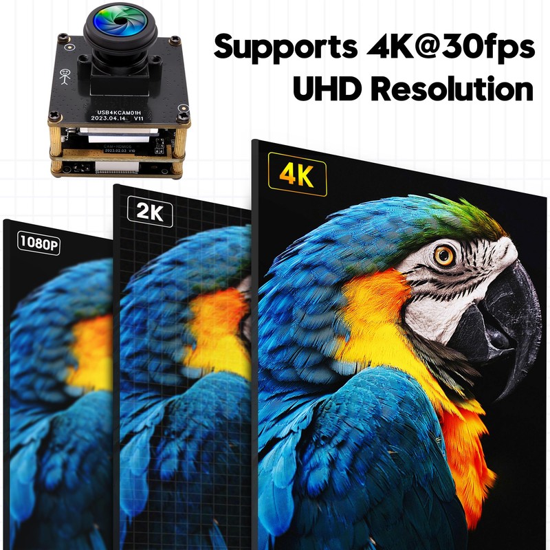 ELP HDMI USB Camera 4K Simultaneous Output Streaming Web H.265