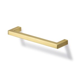 TUNNY 10 Pack Kitchen Square Cabinet Handles -6.3"/160mm Gold Brushed Cabinet Pulls Stainless Steel Drawer Pulls Kitchen Cabinet Hardware Kitchen Handle