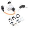 Ignition Switch Assembly Stainless Steel for Chinese GY6 Electric Scooter