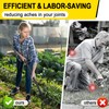 Garden Hoe, Heavy Duty Hula Hoe Garden Tool for Weeding,