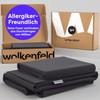 Wolkenfeld Cushion cover 70 x 90 cm, grey anthracite -