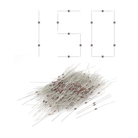150pcs IN4148 DO-35 High-Speed Switching Diodes 100V 200mA