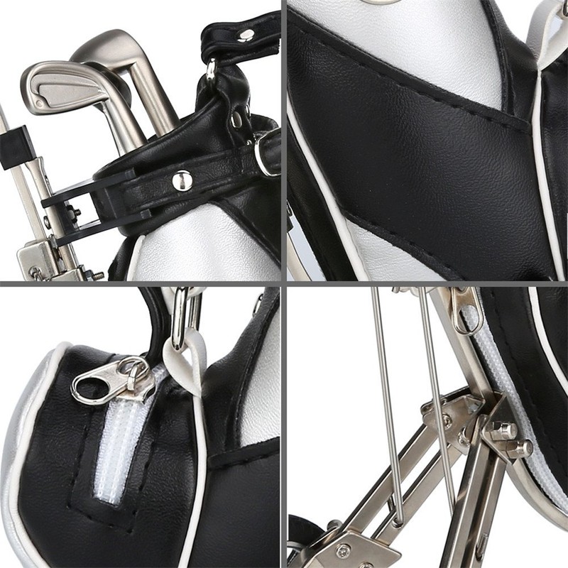 WORLD 9.99 MALL Golf Gift Mini Office Golf Pen Holder