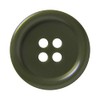 Pack of 12 Olive Green Sew on 20mm Round Buttons