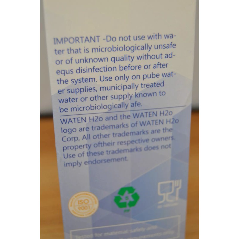 Waten Replacement Water Filter 469999 / 46-9999 NIB