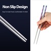 Hagary Phoenix Chopsticks Metal Reusable Designed in Korea Japanese Style