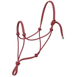 Silvertip Weaver Leather No. 95 Rope Halter,Black/Gray/Red,Average,35-9505-W32