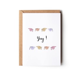 Graduation Card, Class of 2024 (Handmade, Premium Quality Card)