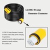 50 AMP Twist Lock Plug Female with Protective Cover, LL550C