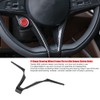 ABS V Shape Car Steering Wheel Frame Decoration Trim Fits
