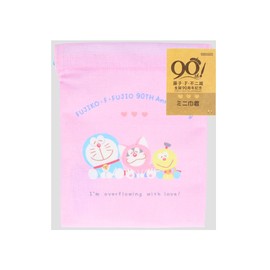 Sunstar Stationery S2333120 Fujiko F Fujio 90th Anniversary Drawstring Mini Fujiko F Fujio 90th Anniversary Matching Pose