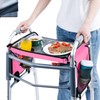 BAGSFY Walker Tray with Cup Holder & Side Pocket –