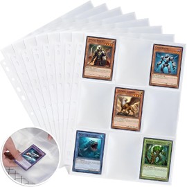 900 Paquete Protector de Cartas,Binder Photocard,Bolsillos de Doble Cara para Tarjetas de Intercambio,Materiales Transparentes y HD para Carpetas de Béisbol,Tarjetas de Fotos,Tarjetas Juego,50 Páginas