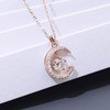 TIANYU GEMS 0.5 Ct Moissanite Necklace For Women Star and