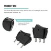 RuoFeng 15A 250V/20A 125V 3 Pin AC Rocker Switch KCD3