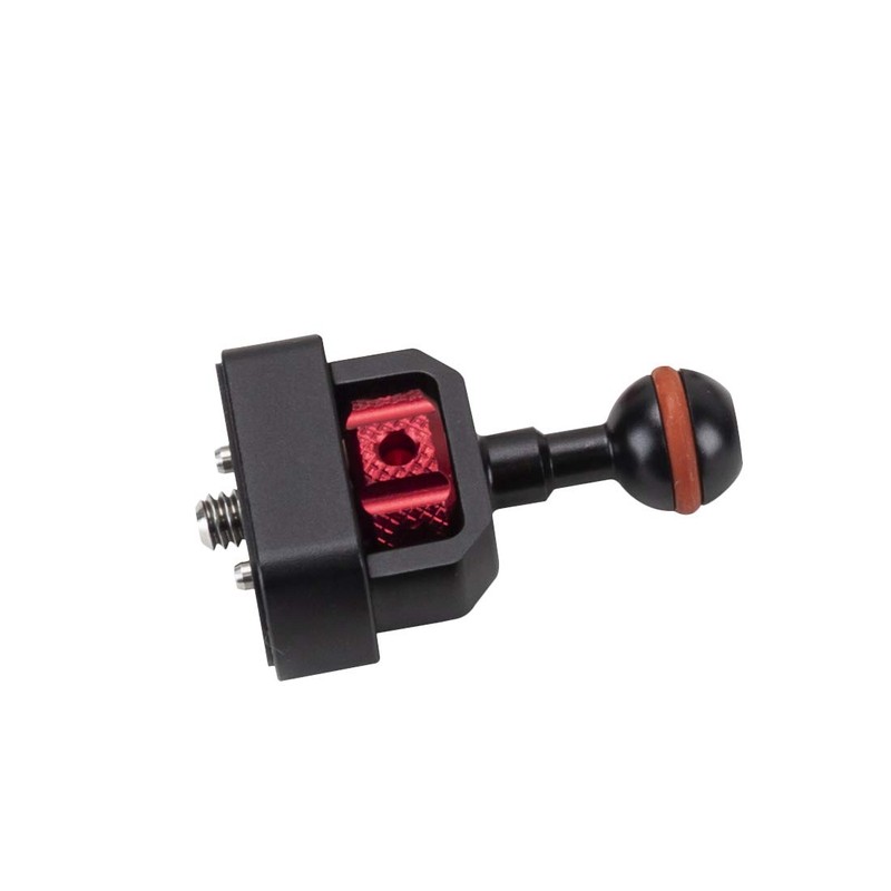 Nitze 15mm Ballhead with 1/4"-20 Screw with Locating Pins -