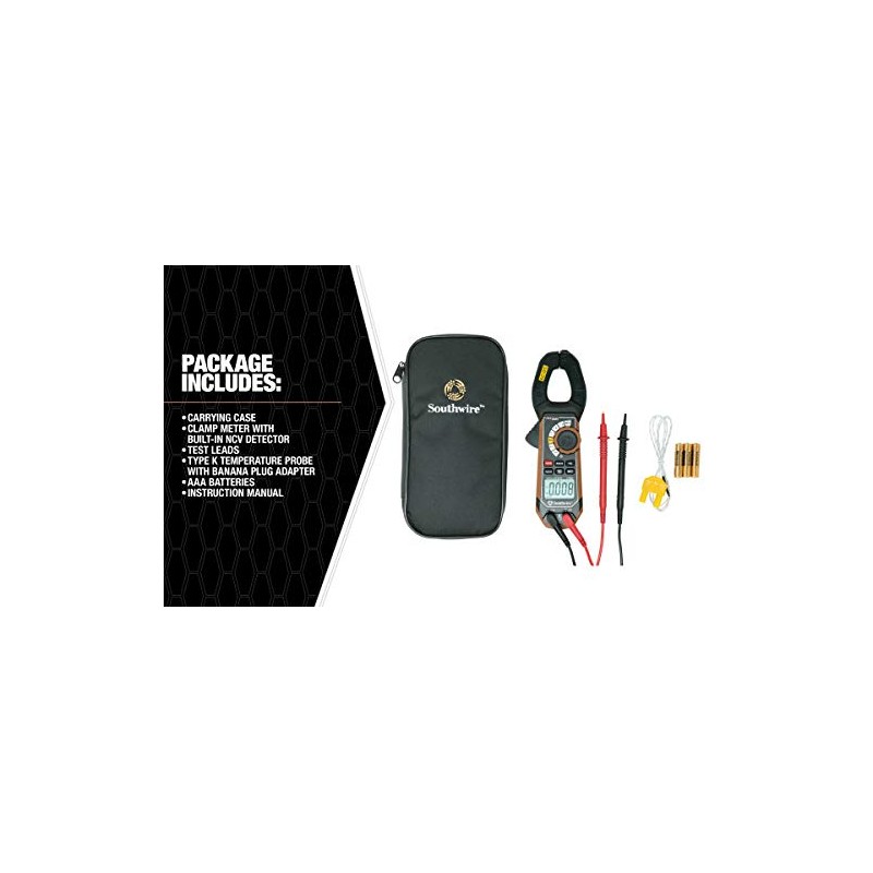 Southwire Clamp Meter - True RMS Accuracy for Precise AC/DC