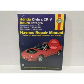 1996-2001 Honda Civic CRV CR-V Integra Repair Service Workshop Manual Book5826