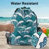 Risefit Drawstring Bag Waterproof Swim Bag Drawstring Gym Backpack Large