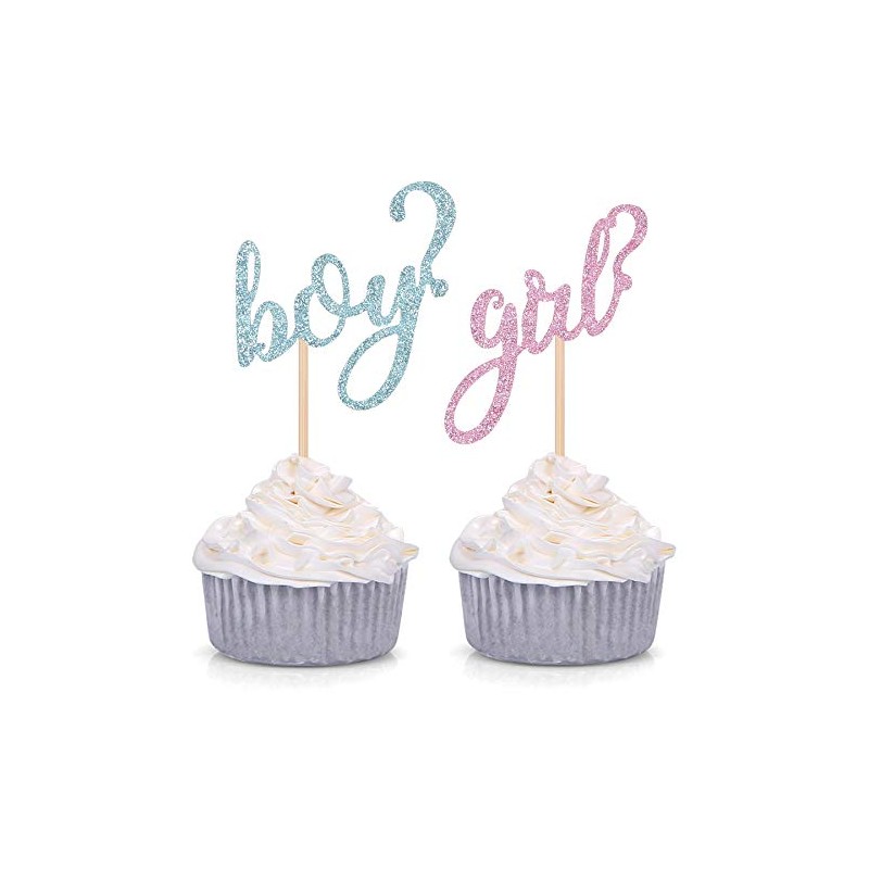 24 decoraciones para baby shower para niños o niñas, color