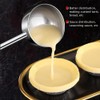 Small Soup Ladle Metal Deep Spoon with Pour Spout 2