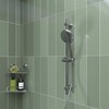 Croydex AM178541 Belmore Aqua Air Water Saving 5 Function Shower