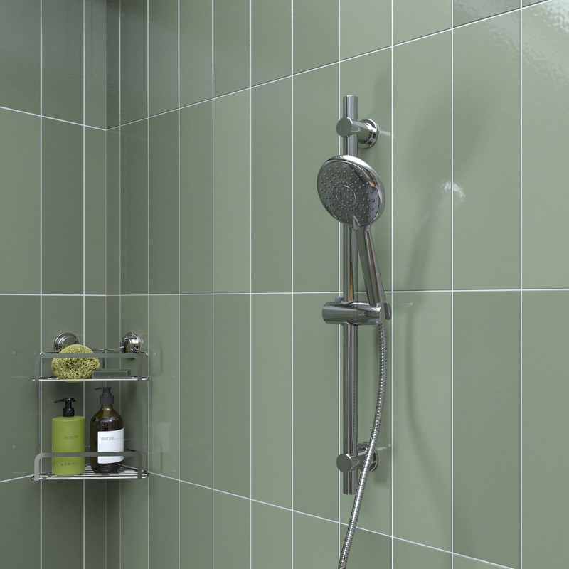 Croydex AM178541 Belmore Aqua Air Water Saving 5 Function Shower