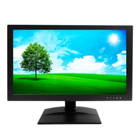 1stPV 18.5” HD LED Security Monitor HDMI & VGA(1920x1080) / BNC(700TVL) Inputs & Output Built-in Speakers Great for Home Office Surveillance System CCTV DVR Camera Video Display