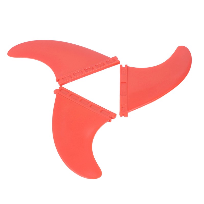 3Pcs Surfboard Fins PVC Thruster Fins Surfing Board Accessories for