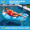 WOW Sports Inflatable Chaise Lounge, Inflatable Swimming Pool Lounge, Ergonomic