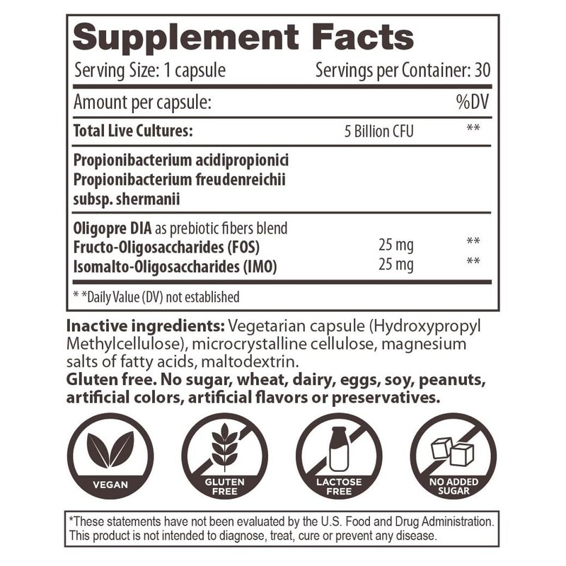 Renewbiome Propionibacterium - Probiotic with Propionibacterium acidipropionici and Propionibacterium freudenreichii