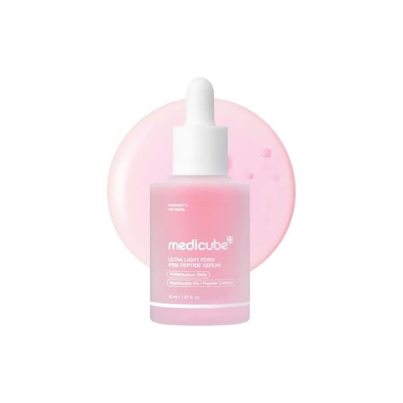 Medicube Suero de Péptidos Rosa Ultra Ligero con PDRN, Niacinamida
