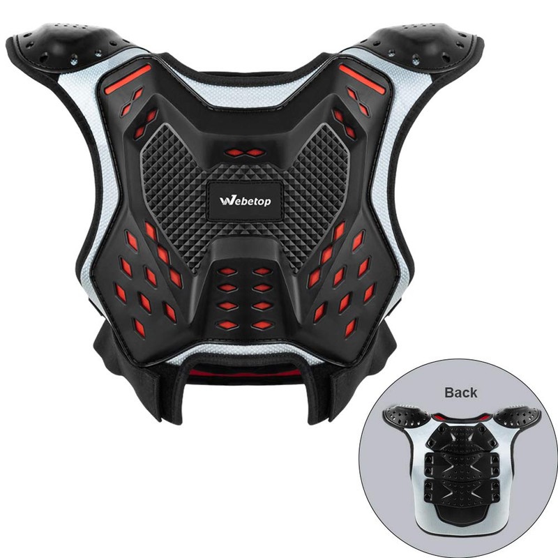 Webetop Youth Chest Protector Motocross Armor for Dirt Bike Motorcycle
