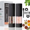 OPIIV 2 Pack Electric Salt and Pepper Grinder Set -