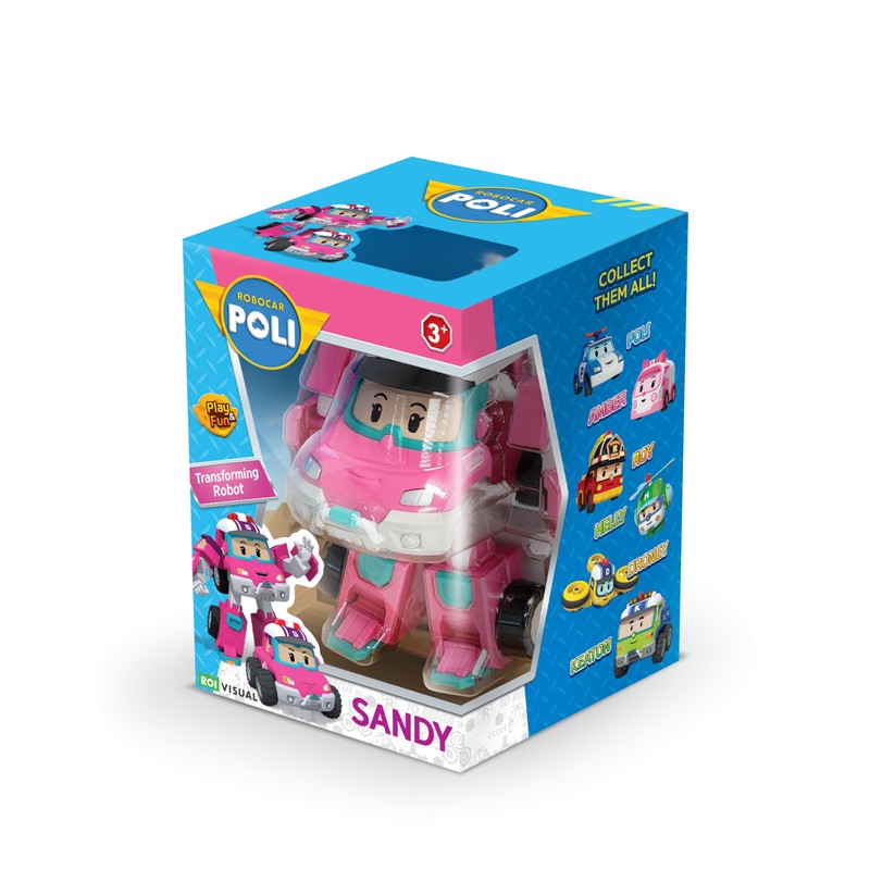 Silverlit – Robocar Poli – Sandy – Figura Veicolo trasformabile