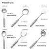 304 Stainless Steel Kitchen Utensils Set 6 Pcs Cooking Utensil,