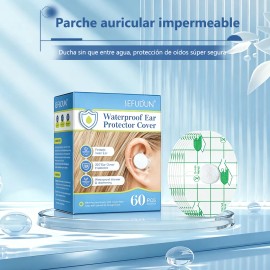 Parches Impermeables Para Oídos 60 Uds Ajuste Hermético Baño