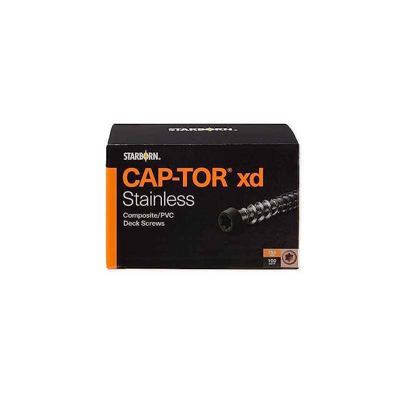 Starborn Cap-Tor xd Epoxy #10 x 2-3/4" Screws for PVC