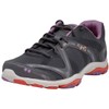 Ryka Women's Influence Cross Trainer Shoe, Quiet Grey/Orchid/Peach, 7.5 W